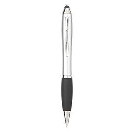 Długopis kolorowy ze stylusem i czarnym uchwytem Nash 10639201