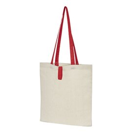 Składana torba na zakupy Nevada wykonana z bawełny o gramaturze 100 g/m? 12049202
