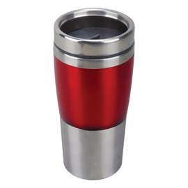 Kubek izotermiczny Resolute 380 ml, czerwony/srebrny R08349.08