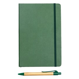 Zestaw upominkowy notes z długopisem Forest, zielony R64258.05