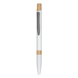 Aluminiowy długopis BAMBOO SYMPHONY, biały 56-1102206