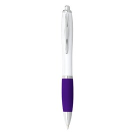 Długopis Nash z białym korpusem i kolorwym uchwytem 10690005