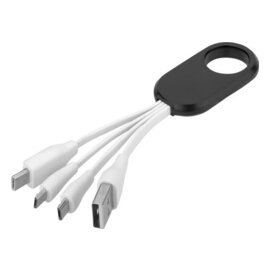 Kabel do ładowania z końcówką USB typu C 4w1 Troup 13421400