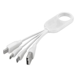 Kabel do ładowania z końcówką USB typu C 4w1 Troup 13421401