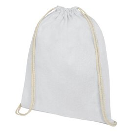 Plecak Oregon wykonany z bawełny o gramaturze 140 g/m? ze sznurkiem ściągającym 12057501