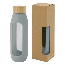Tidan Butelka z borokrzemianowego szkła o pojemności 600 ml z silikonowym uchwytem 10066682