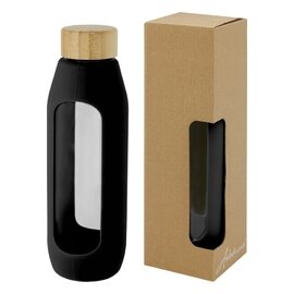Tidan Butelka z borokrzemianowego szkła o pojemności 600 ml z silikonowym uchwytem 10066690