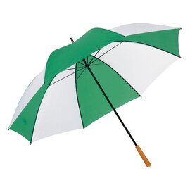 Parasol RAINDROPS, biały, zielony 56-0104228