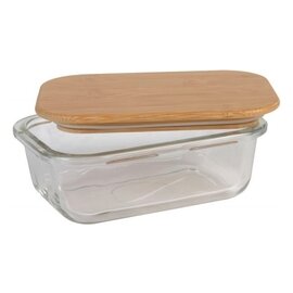 Pudełko na lunch ROSILI z bambusową pokrywką : pojemność ok. 350 ml 56-0306027
