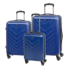 Trzyczęściowy zestaw walizek MAILAND, niebieski 56-2210429