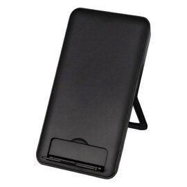 Bezprzewodowa ładowarka indukcyjna Loop o mocy 10W z tworzywa sztucznego pochodzącego z recyklingu ze stojakiem na telefon 12420390