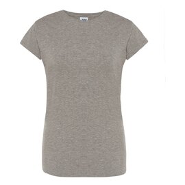T-SHIRT DAMSKI JHK TSRLCMF145 – GREY MELANGE