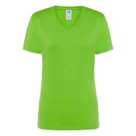 T-shirt REGULAR LADY COMFORT V-NECK 145 – LIME