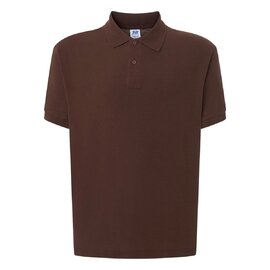 POLO MĘSKIE JHK PORA210 – CHOCOLATE