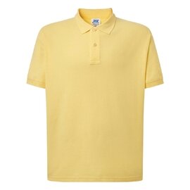 POLO MĘSKIE JHK PORA210 – LIGHT YELLOW