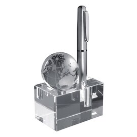 Szklany blok z globusem 2750566