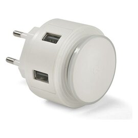 Ładowarka sieciowa USB z lampką nocną NOTTO 09135-01