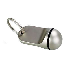 Brelok metalowy Old School, srebrny R73312