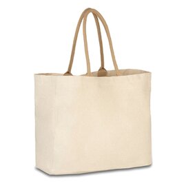 Torba bawełniana XXL Raya, beżowy R08550.13