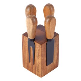 Zestaw serowy Piacenza, brązowy R17137.10