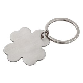 Brelok metalowy 4-leaf clover, srebrny R73191