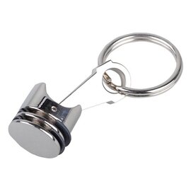 Brelok metalowy Piston, srebrny R73225