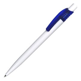 Długopis Easy, niebieski/biały R73341.04