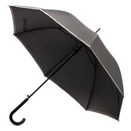 Parasol z taśmą odblaskową Refu, czarny R07951.02