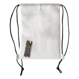 Plecak z kredkami Crayonme, biały R08629.06