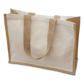 Torba bawełniano-jutowa Mannar, beżowy R08511.13