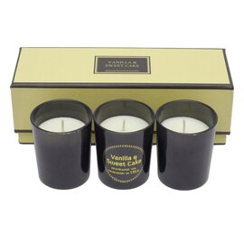 Zestaw świec zapachowych, beżowy R17478