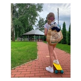 Plecak jutowy Eco-Pure, brązowy R08505.10