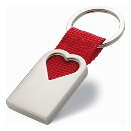 Metalowy brelok, serce MO7155-05
