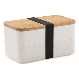 Lunch box z bambusową pokrywką MO6627-06