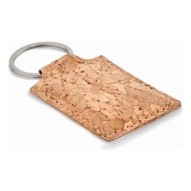 Prostokątny brelok z korka   MO6878-13