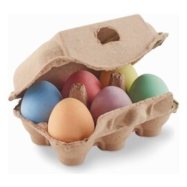 6 kredowych jajek w pudełku MO6479-13