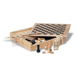 4 gry w drewnianym op KC2941-40