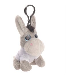 Pluszowy osiołek, zawieszka | Boe HE778-19