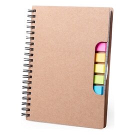 Zestaw do notatek, notatnik ok. A5, karteczki samoprzylepne V2971-00