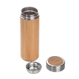 Bambusowy termos 350 ml, posiada sitko zatrzymujące fusy | Christian V0844-17