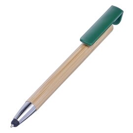 Bambusowy długopis, touch pen, stojak na telefon V1929-06