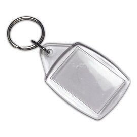 Brelok do kluczy z miejscem na karteczkę z logo V2095-00