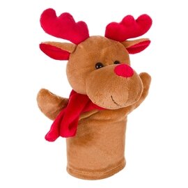 Pluszowa pacynka, renifer | Dazzle HE698-16