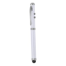Wskaźnik laserowy, lampka LED, długopis, touch pen V3459-02