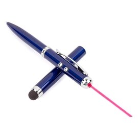 Wskaźnik laserowy, lampka LED, długopis, touch pen V3459-04