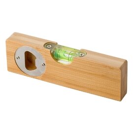 Bambusowy otwieracz do butelek, poziomica V4892-17