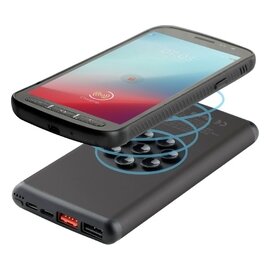 Bezprzewodowy power bank 10000 mAh Mauro Conti z przyssawkami, ładowarka bezprzewodowa 10W | Stef V4833-03