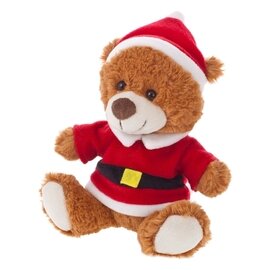 Pluszowy miś świąteczny | Santi HE203-16