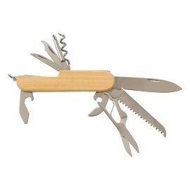 Nóż wielofunkcyjny 9 el., scyzoryk, brelok V7261-17