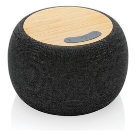 Bambusowy głośnik bezprzewodowy 5W, plastik z recyklingu P329.949